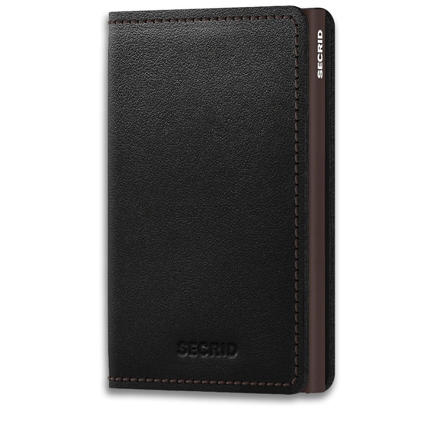 Πορτοφόλια ανδρικά Secrid Μαύρο-Καφέ 8718215284529 Slimwallet Original 100