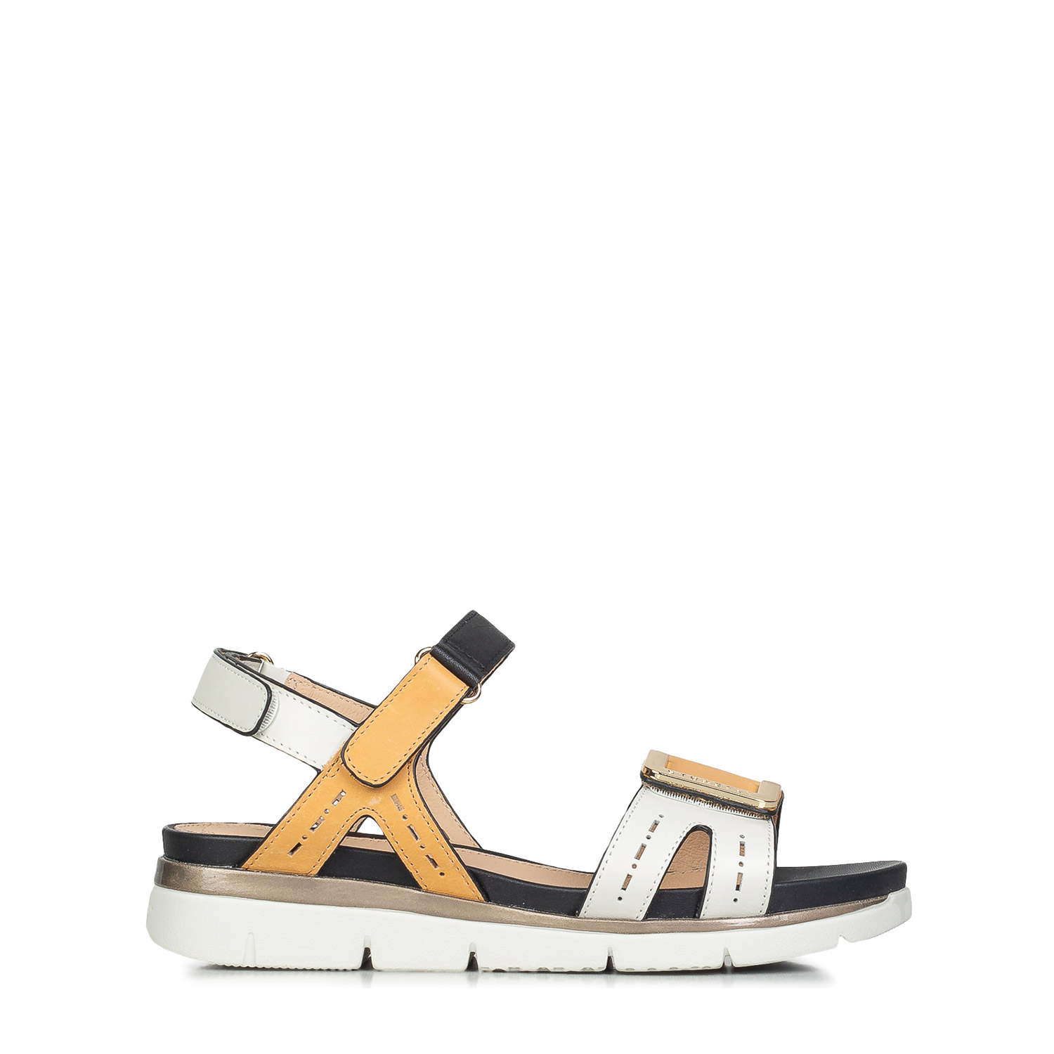 Πέδιλα-Σανδάλια γυναικεία Stonefly Λευκό-Ταμπά 220834-BSD Elody 24 262