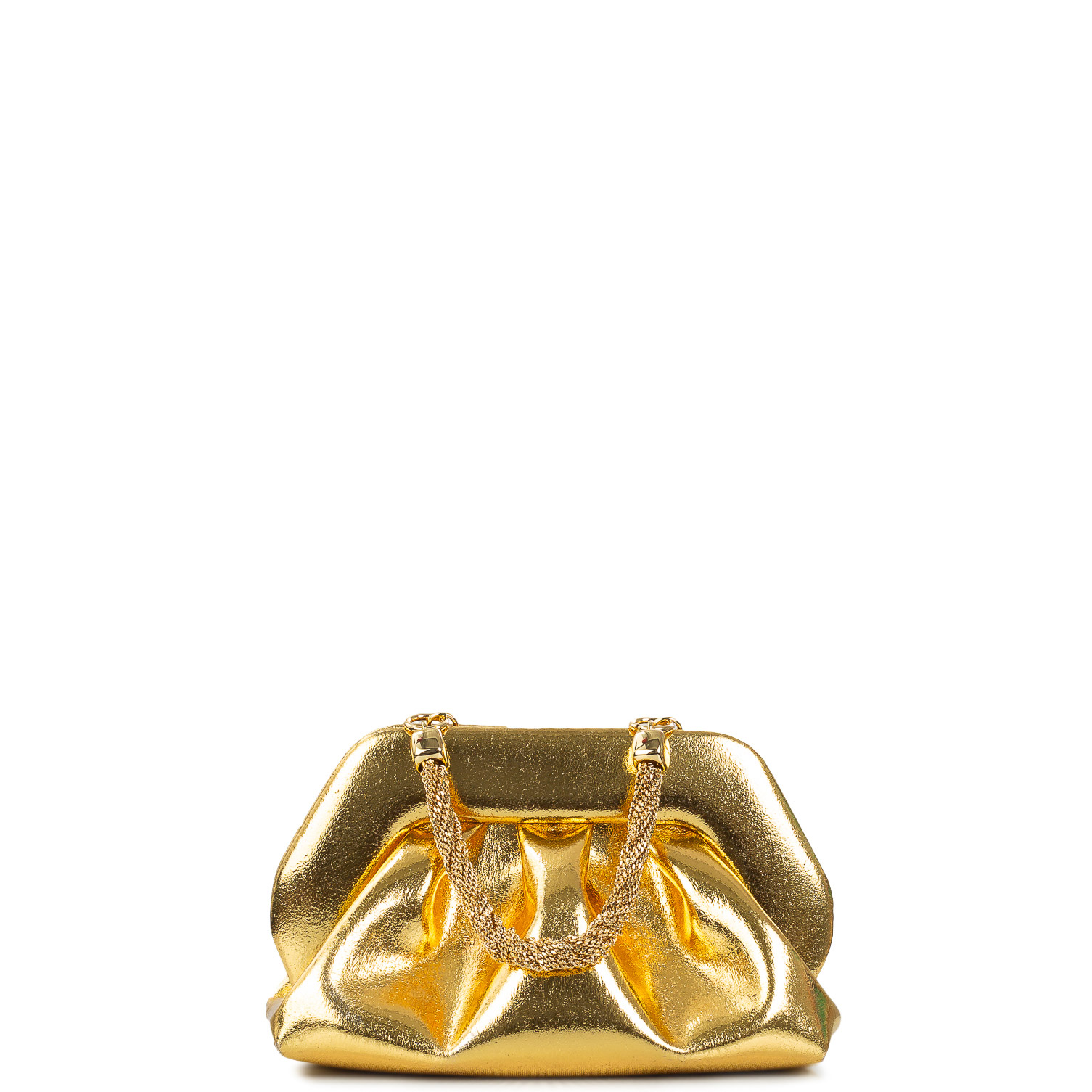 Clutch γυναικεία THEMOIRe Χρυσό TMFW24TPA19 Gold Tia Palma 261