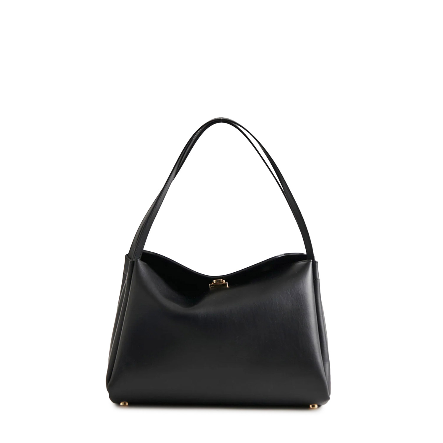 Shoulder Bags γυναικεία THEMOIRe Μαύρο TMCOEUDN1 Eudora Vegan Fabric 261