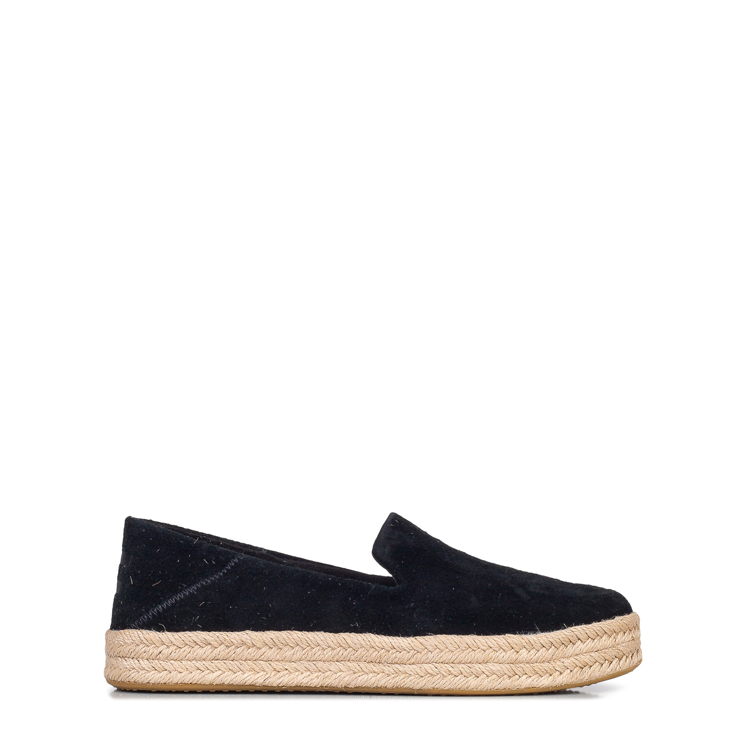 Εσπαντρίγιες γυναικείες Toms Μαύρο 10020690 Carolina Suede 262