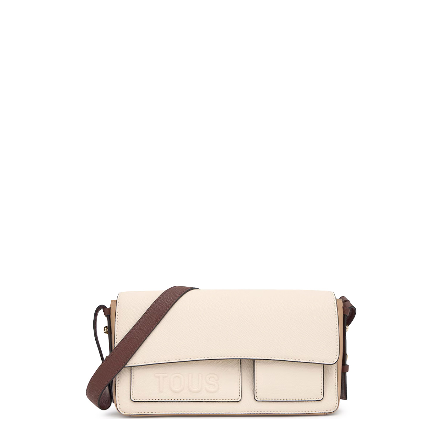 Shoulder Bags γυναικεία Tous Μπεζ 2002381502 Medium Tous Back To Basics 262