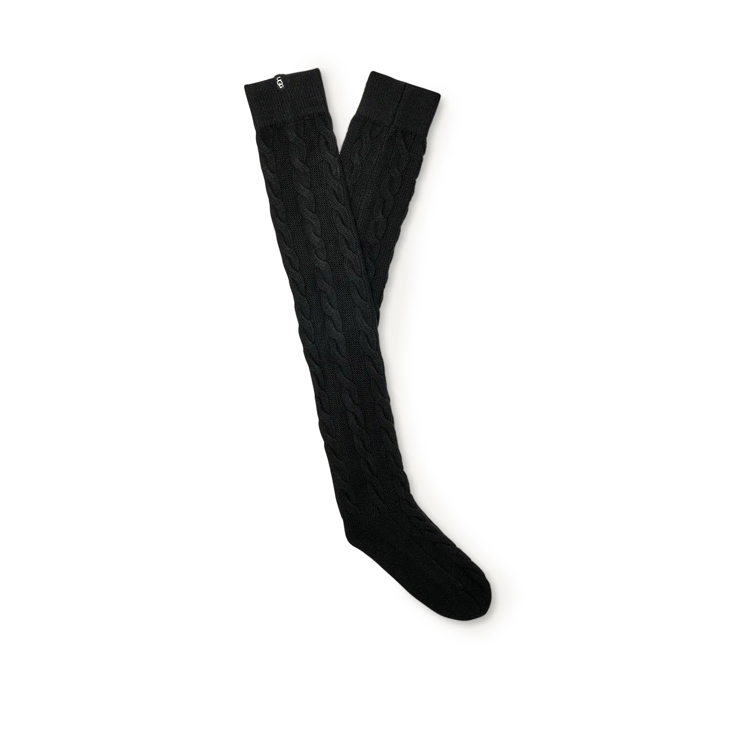 Κάλτσες γυναικείες UGG Μαύρο 1171626-BLK Zanika Thigh High Cable 261