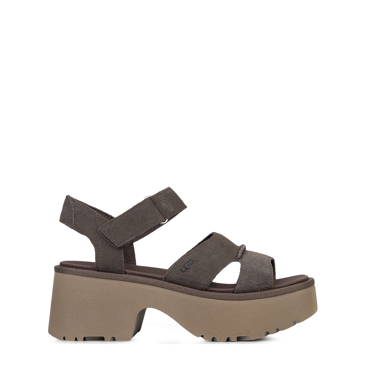 Πέδιλα-Σανδάλια γυναικεία UGG Γκρι 1167475-DNSS New Heights Ankle Strap 262