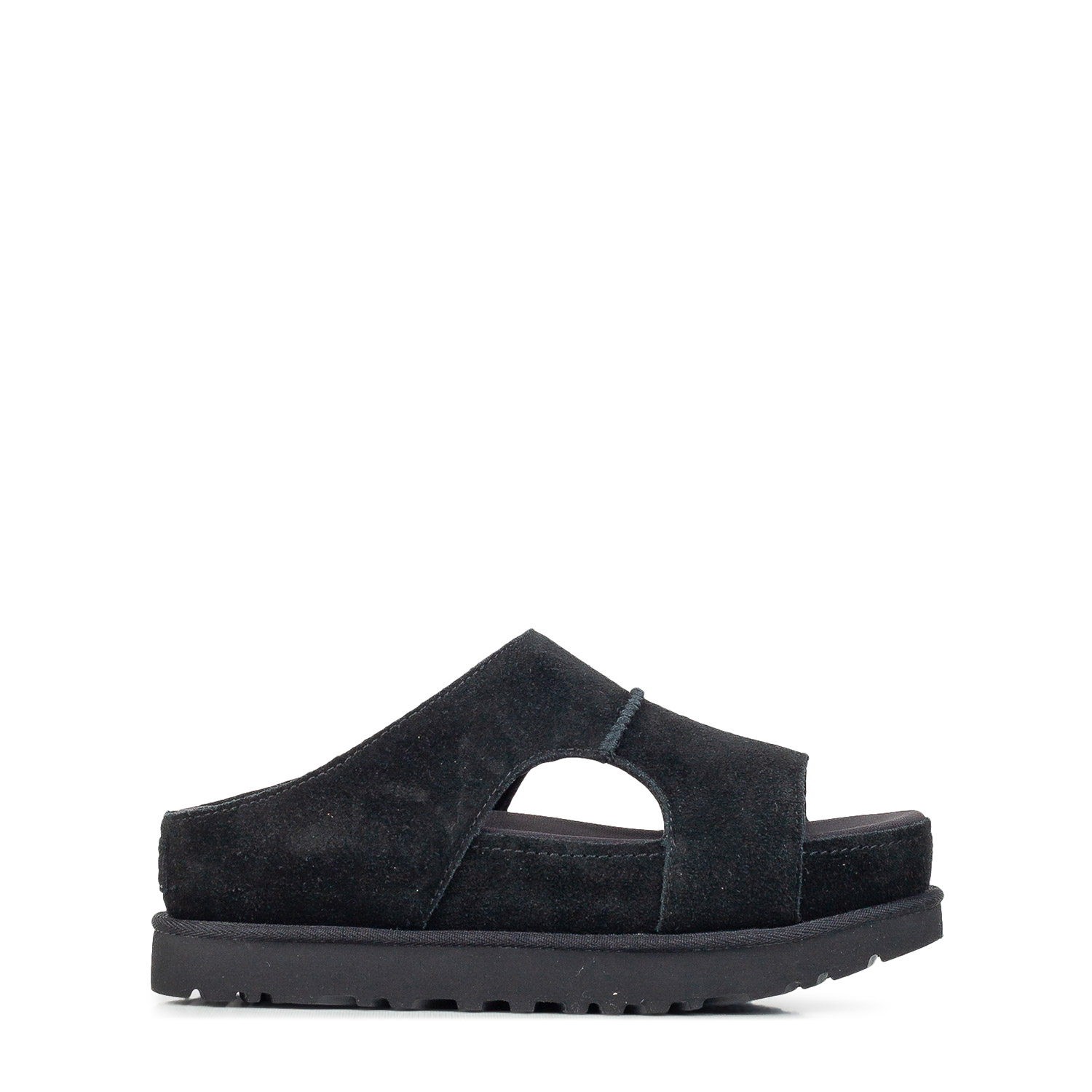 Πέδιλα-Σανδάλια γυναικεία UGG Μαύρο 1175132-BLK Goldenstar Hi Cutout Slide 262